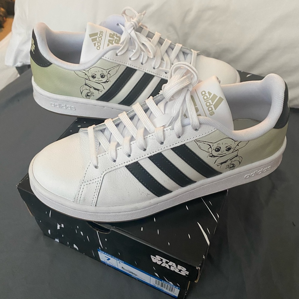 Star Wars grogru adidas sneakers
